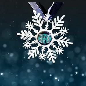 Univ Of Hawaii WARRIORS Handmade Snowflake *NEW*